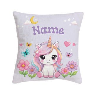 Magical Unicorn Kids 8x8 Mini Pillow