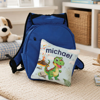 Dinosaur Adventure Kids 8x8 Mini Pillow