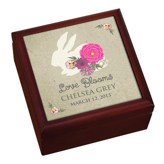 Love Blooms Personalized Keepsake Box