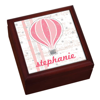 Hot Air Balloon Personalized Keepsake Box