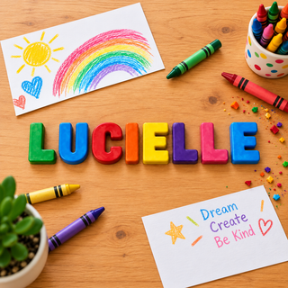 Primary Crayon Letters Name (6-9 Letters)