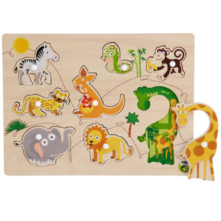 Explore Animals: Peg Puzzle