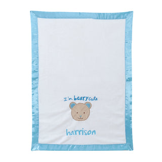 Sandra Magsamen I'm Beary Cute Boy's Personalized Blanket
