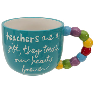 Sandra Magsamen Teachers Are A Gift Beaded Handle Mug