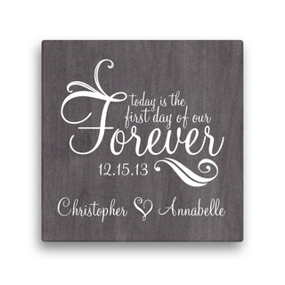 Forever Personalized 12x12 Canvas