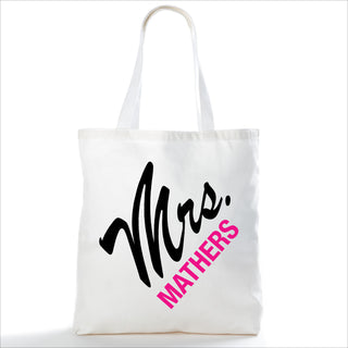 The Mrs. Personalized Tote Bag