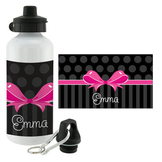 Sweet Bow Personalized Water Bottle