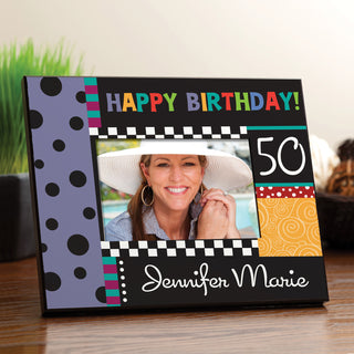 A Colorful Birthday Personalized Frame