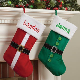 Personalized Santa Coat Stocking