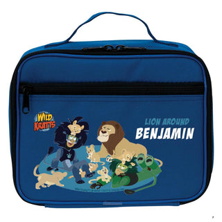 Wild Kratts Lion Around Blue Lunch Bag