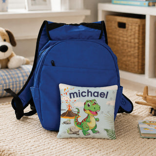 Dinosaur Adventure Kids 8x8 Mini Pillow